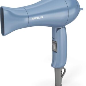 Home havells 1000w foldable hair dryer | 2 heat settings (hot/warm) | heat balance technology | pastel blue | your perfect blow dry companion for effortless hair styling | hd1835